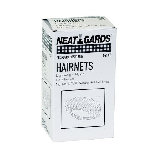 Neatgards Nylon Dark Brown Large Light Weight Hairnet, 10 x 144 x 144 each Case - DOT product image 2