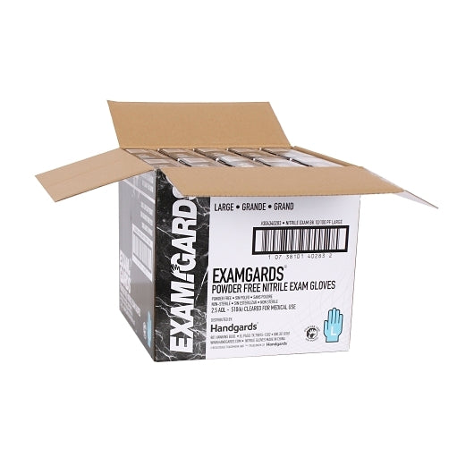 Examgards Exam Grade NITRILE Black Large Glove, 10 x 100 x 100 each Case - DOT product image 8