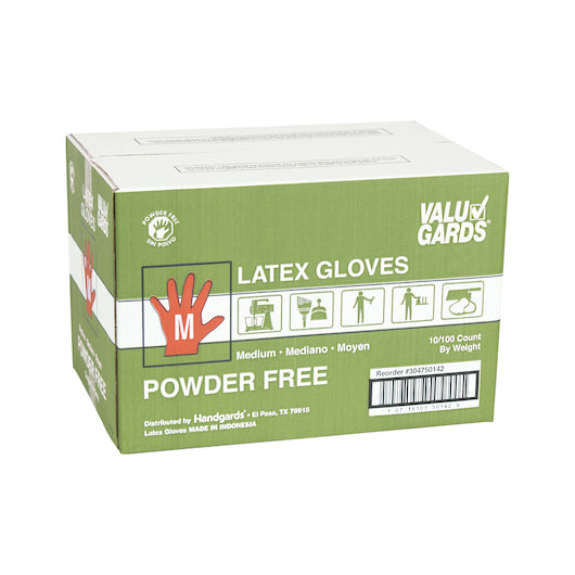 Handgards Eclipse Value Latex Powder Free Medium Gloves, 10 x 100 x 100 each Case - DOT product image 2