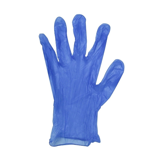 Handgards Large Blue Vinyl Blue Powder Free Large Glove, 10 x 100 x 100 each Case - DOT product image 2