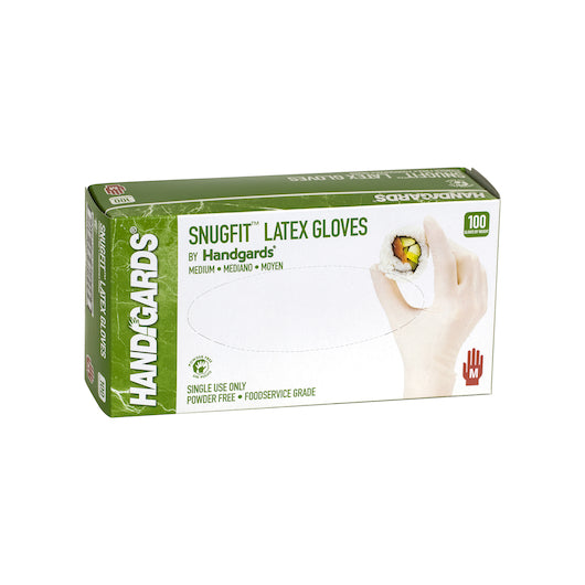 Glove (Latex Disposable Snugfit Latex Powder Free Medium Glove, 4 x 100 x 100 each Case - DOT product image 2