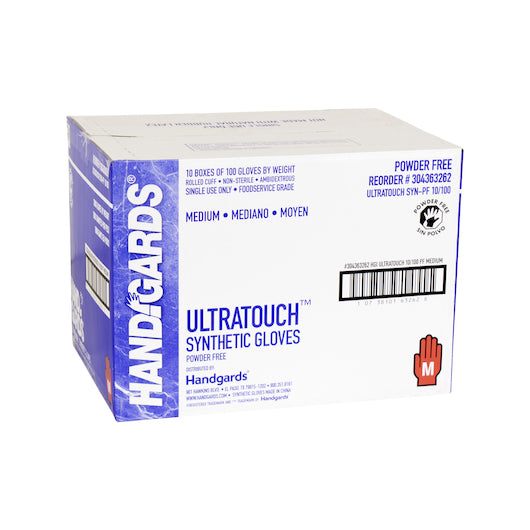 Handgards Ultratouch Synthetic Powder Free Medium Glove, 10 x 100 x 100 each Case - DOT product image 7