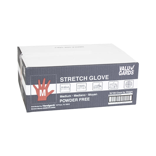 Valugards Poly Stretch Clear Medium Glove, 10 x 100 x 100 each Case - DOT product image 7