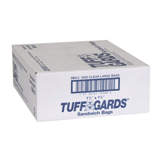 Bag Clear High Density Clear Saddle Sandwich Bag 7.5 x 7.5, 1 x 2000 x 2000 each Case - DOT product image 2