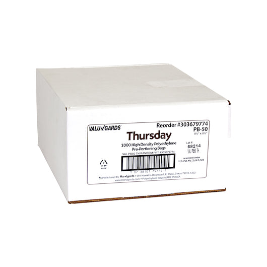Valugards BAG HIGH DENSITY PREPORTION BAG PRINTED THURSDAY BROWN, 1 x 2000 x 2000 each Case - DOT product image 2