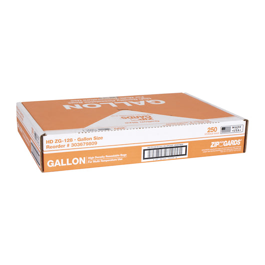 Handgards High Density Recloseable Clear Flat Stack Gallon Freezer Bag, 1 x 250 x 250 each Case - DOT product image 2
