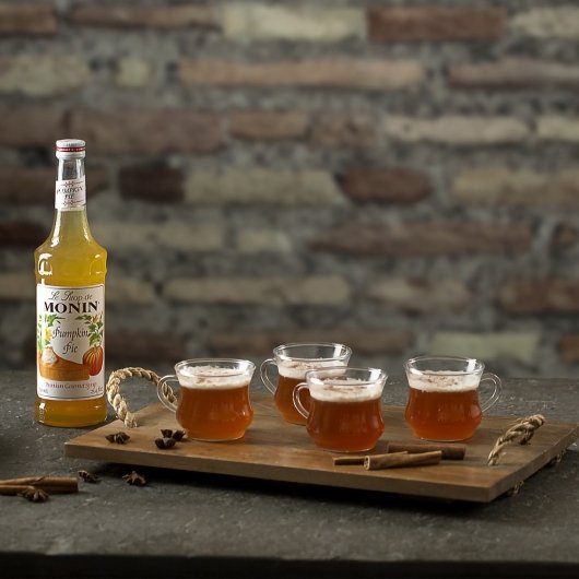 Monin Pumpkin Pie Syrup, 4 x 1 LT Case - Bakery & Desserts