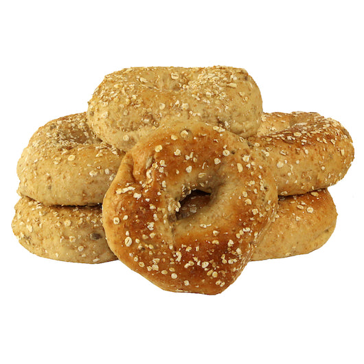 Just Bagels Retail Multigrain Bagels, 8 x 6 each Case - DOT product image 2