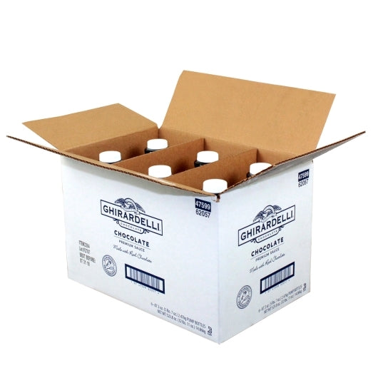 Ghirardelli Premium Chocolate Sauce, 6 x 87.3 oz Case - DOT product image 2