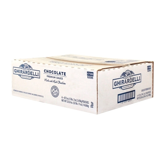 Ghirardelli Chocolate Premium Sauce Black Label, 6 x 87.3 oz Case - DOT product image 3