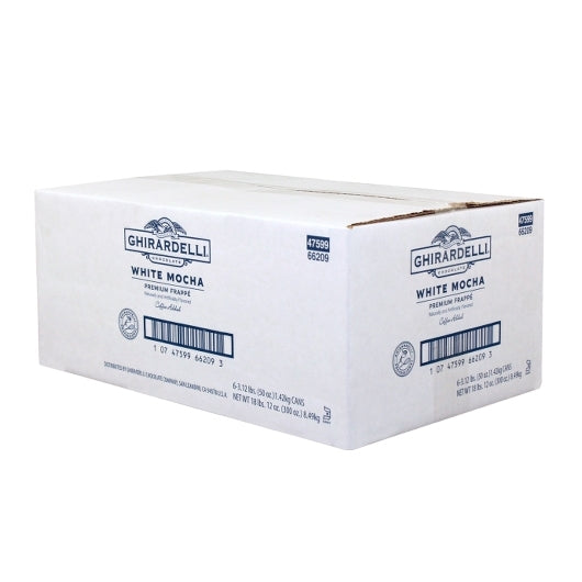 Ghirardelli White Mocha Frappe, 6 x 3.12 lb Case - DOT product image 6
