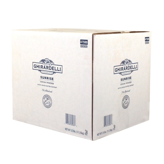 Ghirardelli Sunrise Dutch Cocoa Powder Bulk, 1 x 25 lb Case - DOT product image 3