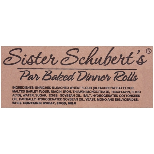 Sister Schubert DINNER Yeast ROLL, 1 x 90 ct Case - DOT product image 3