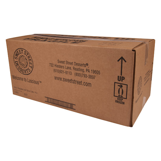 Sweet Street Frozen 2 Layer Chocolate Lovin Spoon Cake, 14 Slices per Cake, 4 x 6.25 lb Case - DOT product image 2