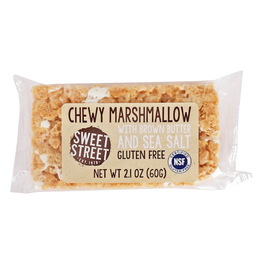 Sweet Street Individually Wrapped CHEWY MARSHMALLOW, BROWN BUTTER & SEA SALT Bars, 40 x 1 each Case - DOT product image 2