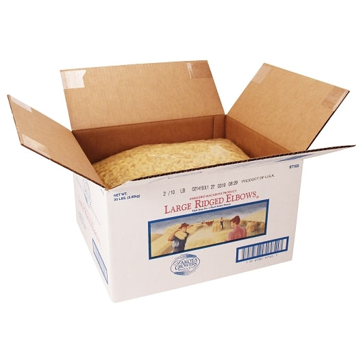Dakota Growers Large Ridged Elbow Macaroni Pasta, 1 x 20 lb Case - DOT product image 2