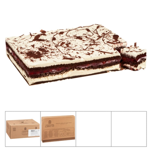 The Original Cakerie 12" x 16" Super Size Unsliced Black Forest Cake, 2 x 176 oz Case - DOT product image 7