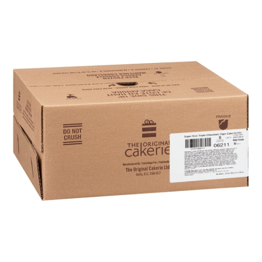 The Original Cakerie 12" x 16" Super Size Triple Chocolate Tiger Cake, 2 x 175 oz Case - DOT product image 8
