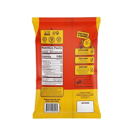 Hippeas Flavor Blast! Blazin' Hot Chickpea Puffs, 18 x 0.75 oz Case - Snacks - image 2