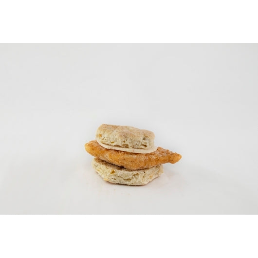 Grand Prairie Individually Wrapped Kickin' Chicken & Pepper Jack Cheese on Jalapeno Cheddar Biscuit Sandwich, 12 x 1 - DOT product image 2