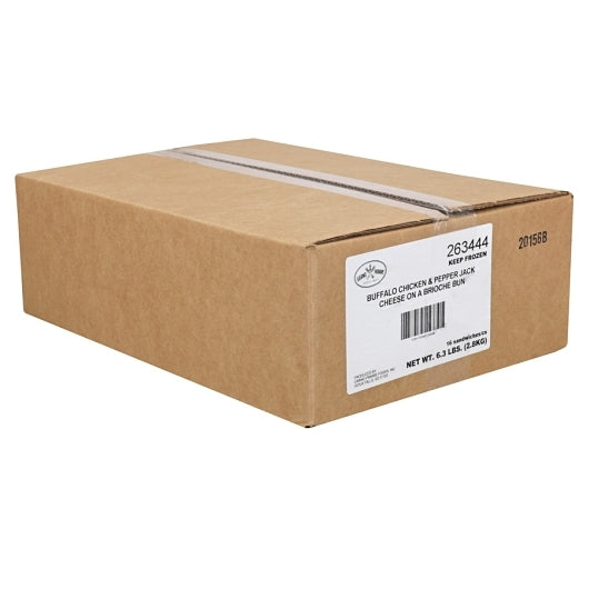 Grand Prairie Individually Wrapped Buffalo Chicken & Pepper Jack Cheese On Brioche Bun Sandwich, 16 x 1 each Case - DOT product image 8