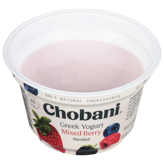 Chobani Mixed Berry On the Bottom Greek Yogurt, 12 x 5.3 oz Case - DOT product image 2