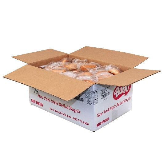 Burry Individually Wrapped, Sliced, Thaw & Serve 51% Whole Grain Wheat Bagel, 72 x 2.3 oz Case - DOT product image 2