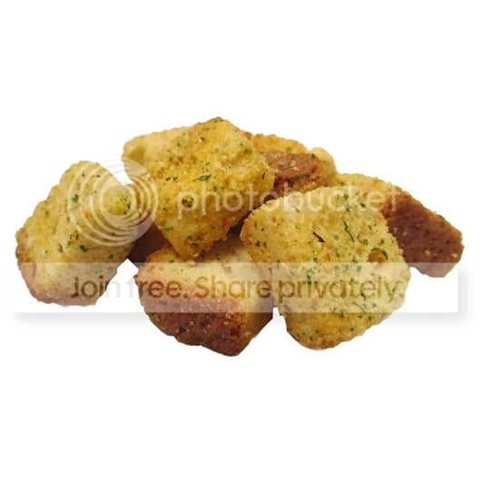 Burry Homestyle Large Cut 7/16X1X1 Crouton Bulk, 1 x 160 oz Case - Croutons & Salad Toppings