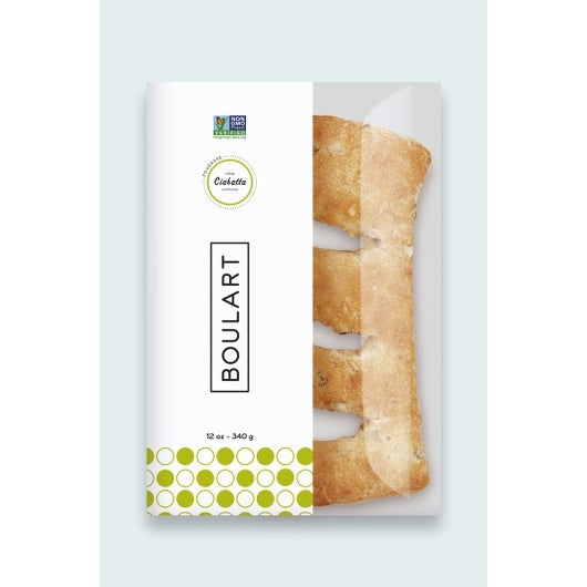 Boulart Fougasse Olive Bread with Bags, 16 x 12 oz Case - Condiments & Sauces