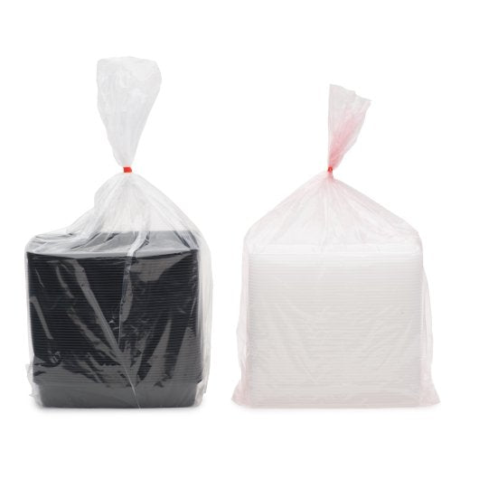Cube Plastics 48 Ounce Rectangular Black Container With Clear Lid, 1 x 100 ST Case - DOT product image 2