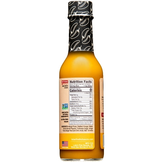 Lola's Fine Hot Sauce Mango Scotch Bonnet, 12 x 5 oz Case - Condiments & Sauces - image 2