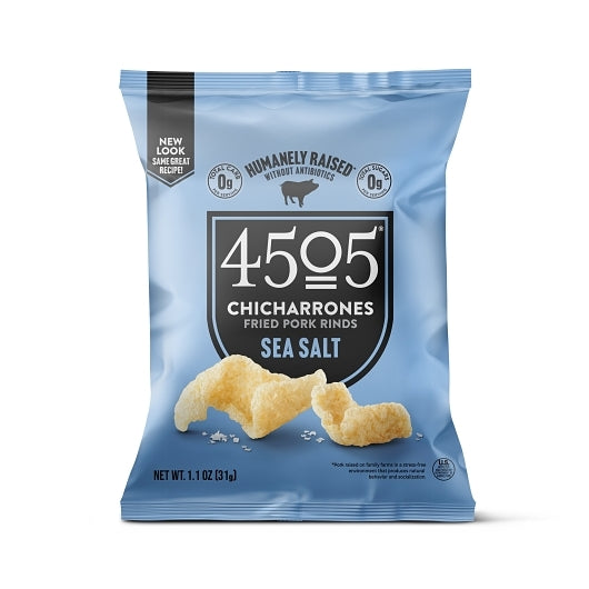 4505 Meats Sea Salt Chicharrones; 1.1 Ounce; 12 Per Case - DOT product image 2