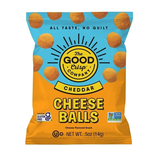 The Good Crisp Company Cheddar Cheeseball Box, 50 x 0.5 oz Case - Snacks - image 2