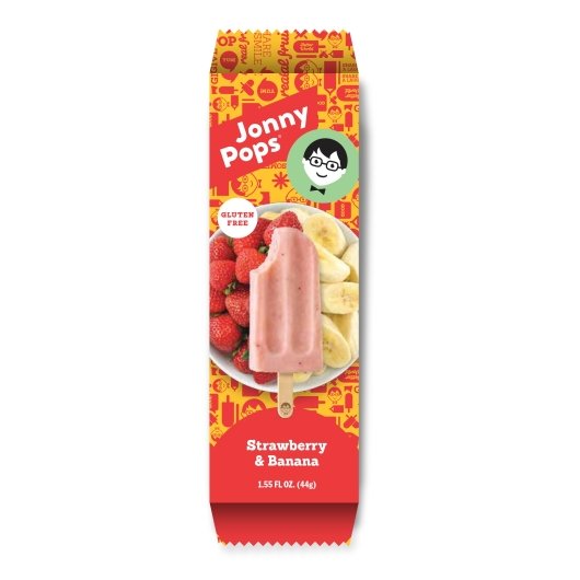 JonnyPops STRAWBERRY BANANA CREAMY SMOOTHIE ON A STICK, 96 x 1 each Case - DOT product image 2