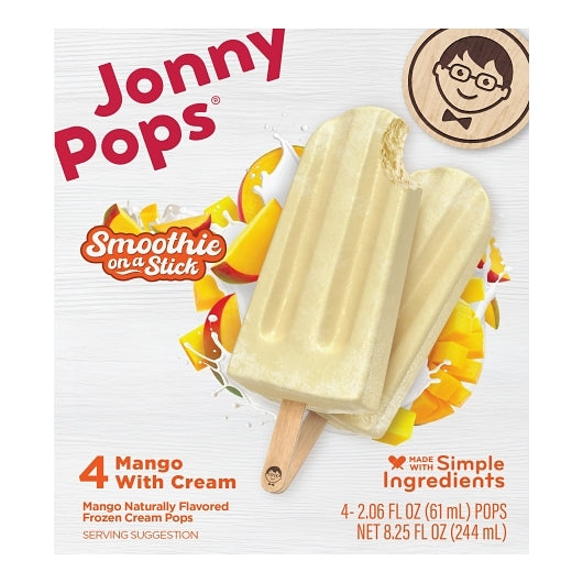 Jonnypops Smoothie Pops Mango & Creme 4 Each - (Pack Of 6) - DOT product image 2