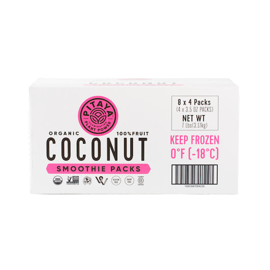 Pitaya Plus ORGANIC COCONUT SMOOTHIE PACKS, 8 x 14 oz Case - DOT product image 7