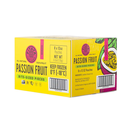 Pitaya Plus Seedless Passion Fruit Cubes, 8 x 12 oz Case - DOT product image 5