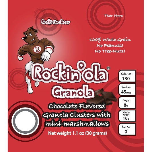 Rockinola Chocolate Granola With Mini Marshmallow, 250 x 30 GR Case - DOT product image 4