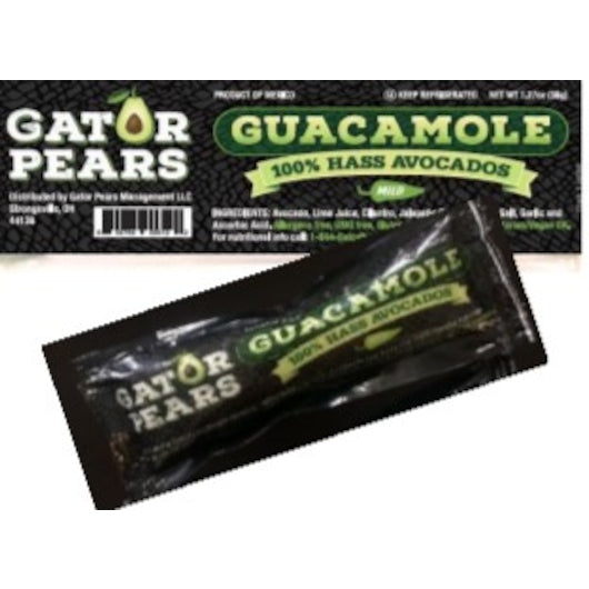 Gator Pears Mild Guacamole Portion Pack, 100 x 1.27 oz Case - Frozen Fruit