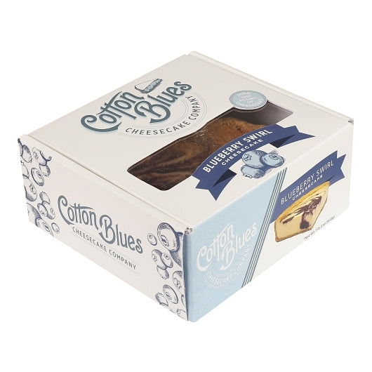Cotton Blues Cheesecake Co. Blueberry Swirl Quarter Cheesecake, 6 x 1 each Case - Bakery & Desserts