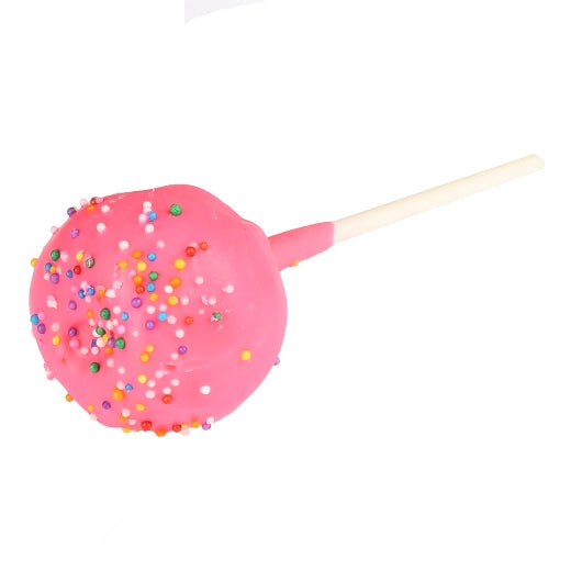 iNKLeS Strawberry Cake Pop With Rainbow Topping, 1 x 6 ct Case - Bakery & Desserts - image 2