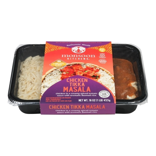 Monsoon Kitchens Chicken Tikka Masala Meal, 6 x 16 oz Case - DOT product image 2