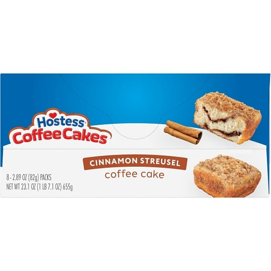 Hostess Single Serve Coffee Cake Snack, 6 x 8 x 2.89 oz Case - DOT product image 2