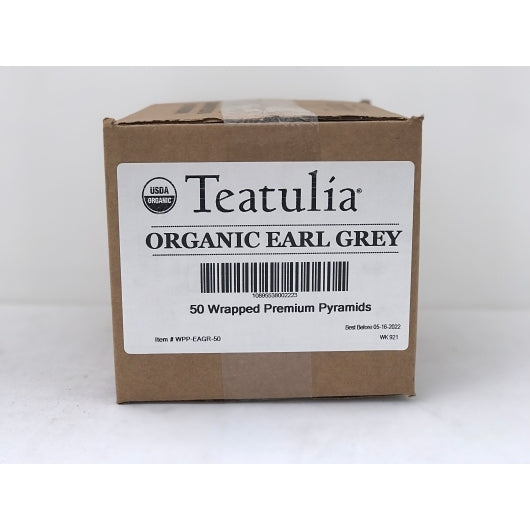 Teatulia Organic Teas EARL GREY WRAPPED PREMIUM TEA, 1 x 50 ct Case - DOT product image 3