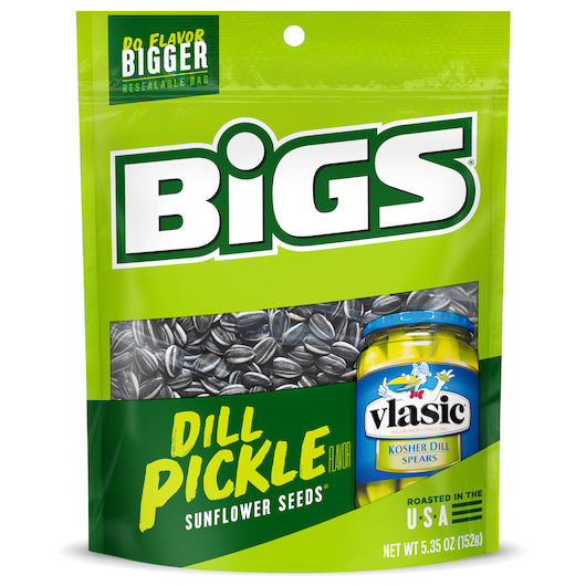 Bigs Vlasic Dill Pickle Sunflower Seeds, 12 x 5.35 oz Case - DOT product image 2