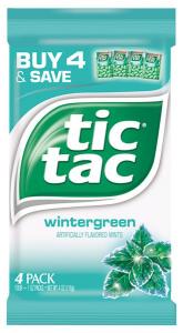 Tic Tac Wintergreen Candy Bulk Set, Mint Candies (4 Ounce, 24 Per Case)