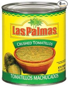 Las Palmas Crushed Tomatillos, 6 x 102 oz Case
