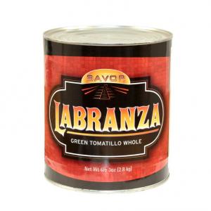 Savor Imports Whole Green Tomatillos, 106 Ounce -- 6 per case.