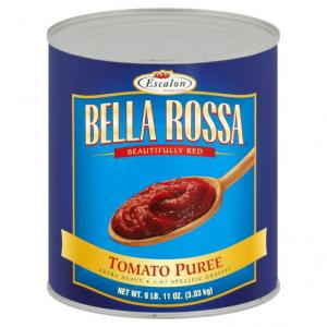 Bella Rosa Extra Heavy Tomato Puree, 107 Ounce -- 6 per case.