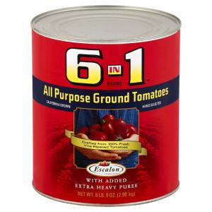 Heinz 6 In 1 All Purpose Ground Tomatoes, 105 Ounce - 6 per case.